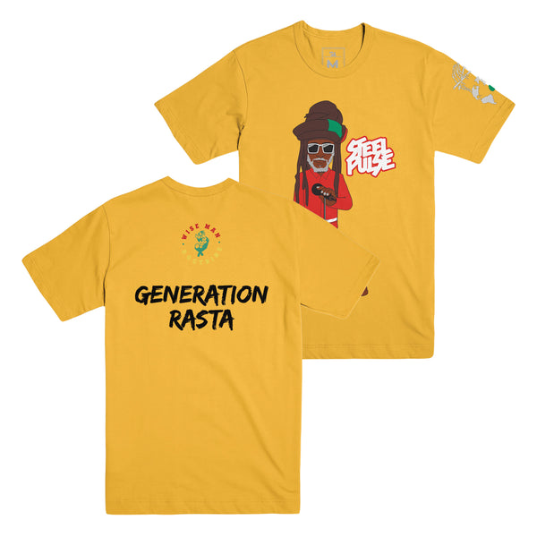 Classic Rasta Logo Tee – Steel Pulse